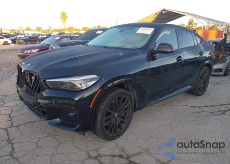 2022 BMW X6 xDrive40I z USA, uszkodzony, nr VIN 5UXCY6C02N9K41922